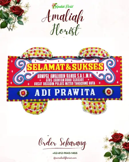 Papan Bunga Ucapan Selamat Kambingan